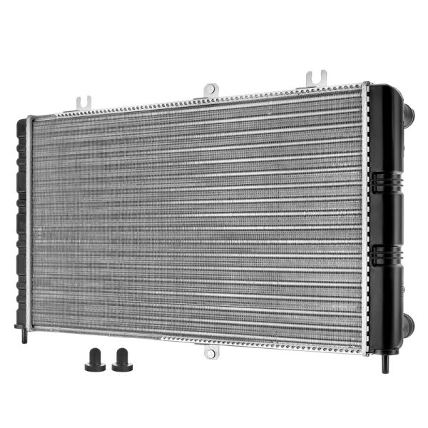 Фото Радиатор охлаждения алюминиевый для а/м LADA Priora 2170-2172 (сборн., 2х ряд., пл.бачки) - PEKAR  2170-1301012
