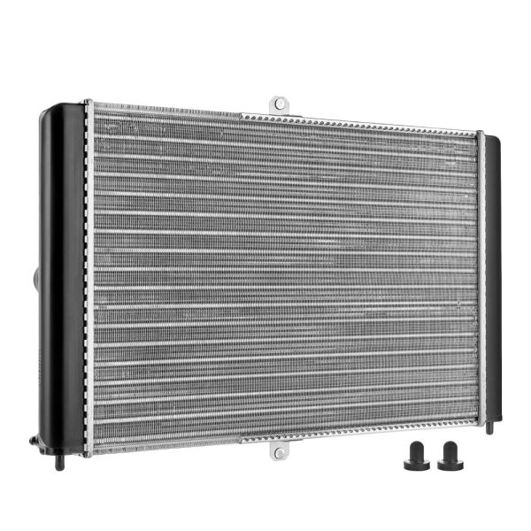 Фото Радиатор охлаждения алюминиевый для а/м ВАЗ 2108-21099, 2113-2115 (универс., сборн., 2х ряд., пл.бачки) - PEKAR  2108-1301012