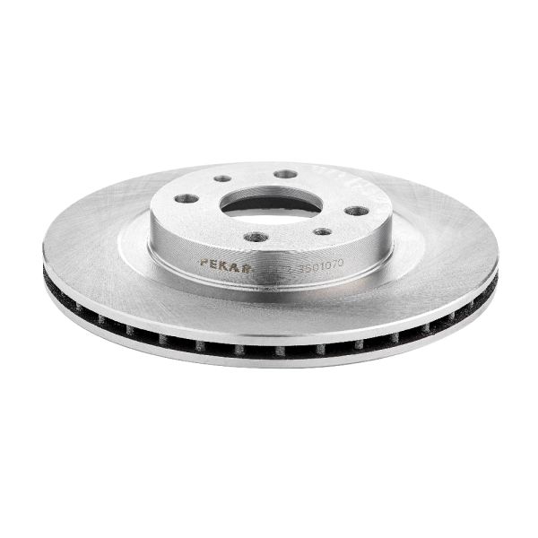 Фото Тормозной диск Диск тормозной передний вентилируемый D260мм для а/м ВАЗ 2112, Kalina 1117, Priora 2170 (для супп. 2112, под кол. R14) - PEKAR
