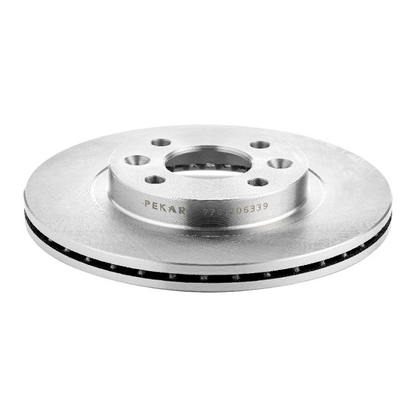 Фото Тормозной диск Диск тормозной передний вентилируемый D258,5мм для а/м LADA Largus КS0_, KS0_(без ABS); RENAULT Sandero I (BS_), толщина 20,6мм - PEKAR