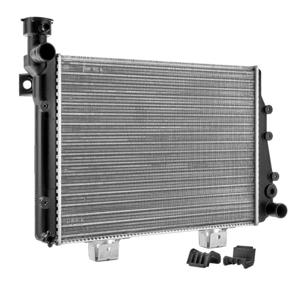 Фото Радиатор охлаждения алюминиевый для а/м ВАЗ 2103, 2106 и их мод. (сборн., 2х ряд., пл.бачки) - PEKAR  2106-1301012